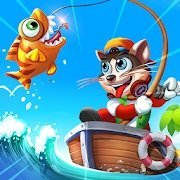蠢貓釣魚