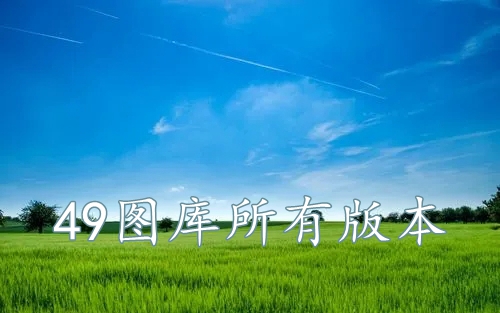 49图库版本大全
