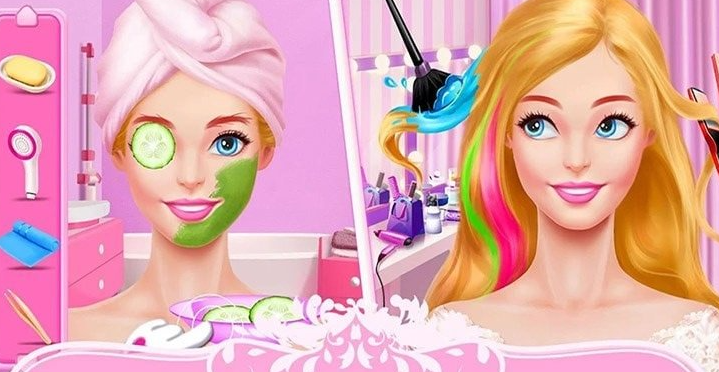 小公主化妝游戲