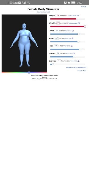 BODY VISUALIZER（0）