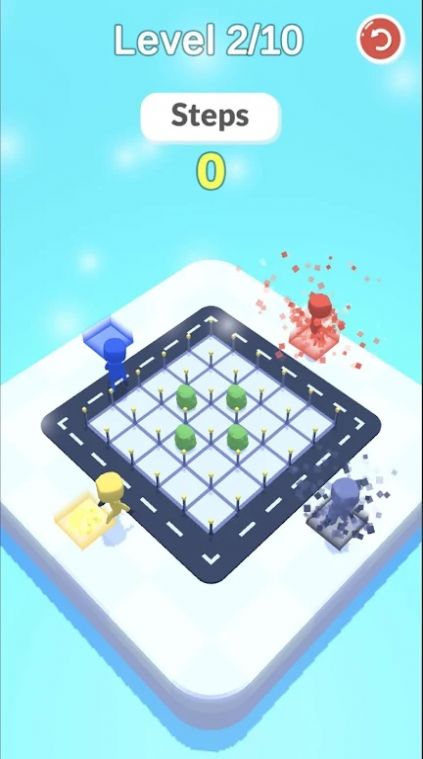 棋盤小人格斗（1）