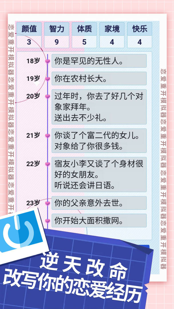 戀愛(ài)重開(kāi)模擬器（1）