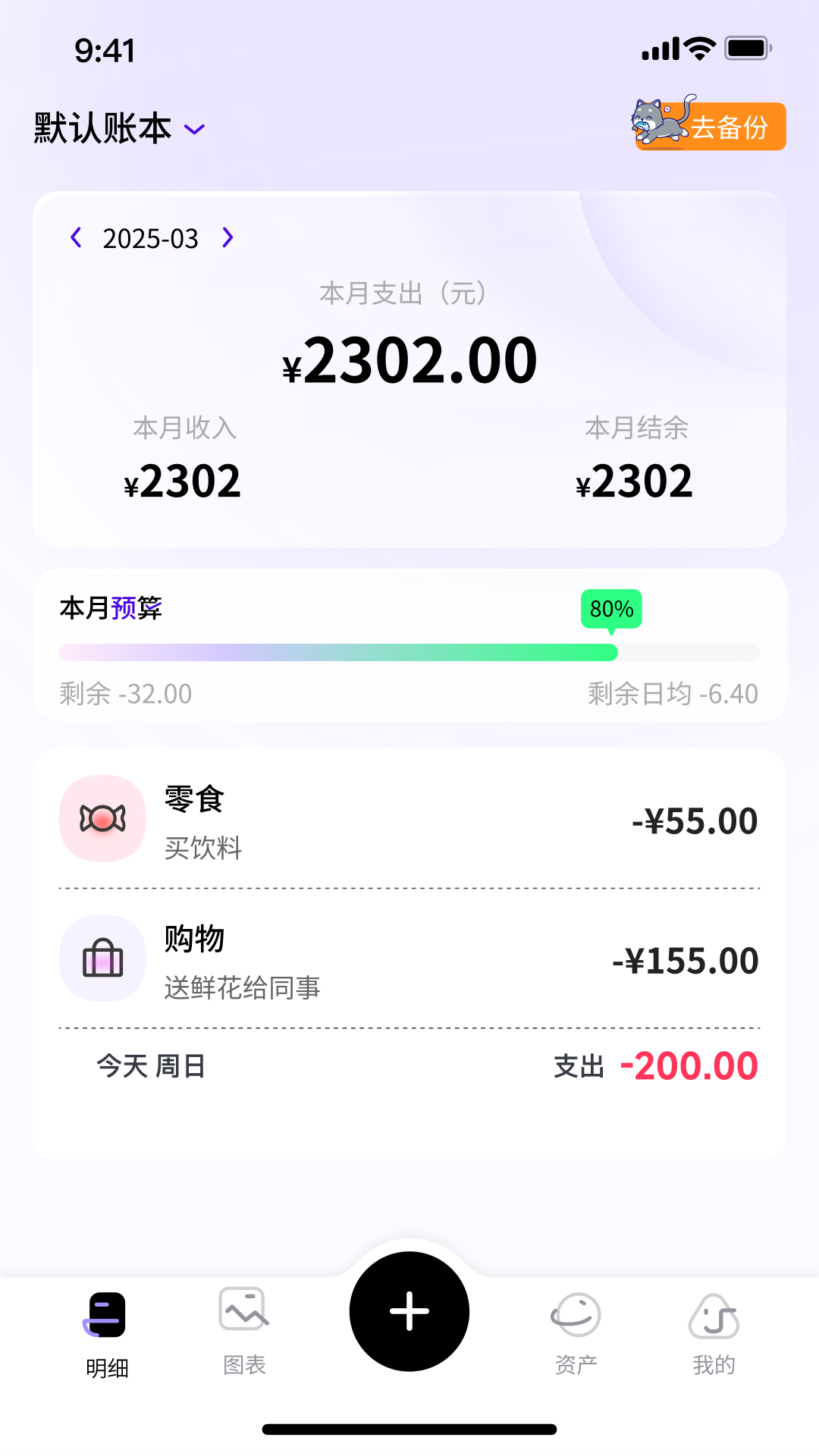 花喵記賬（1）