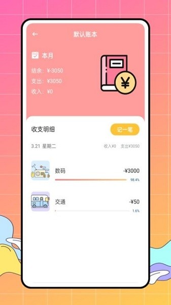 圈子账本记账（0）