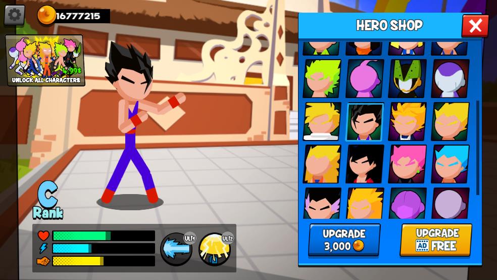 超級(jí)龍火柴人戰(zhàn)斗（0）