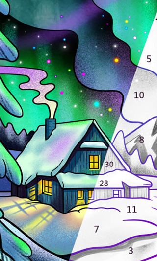 數(shù)字填色（3）