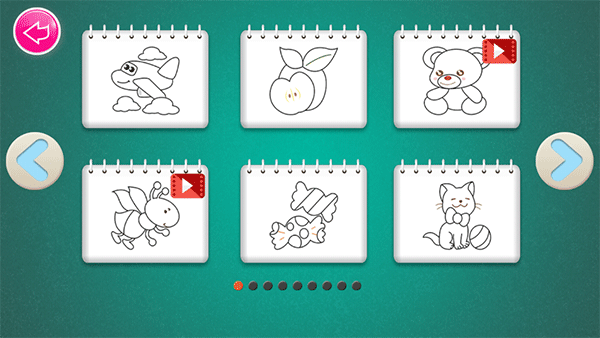 兒童涂色畫畫（1）